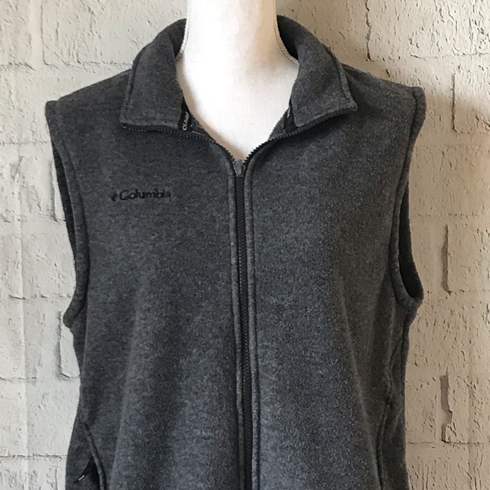 Columbia Gray Fleece Vest